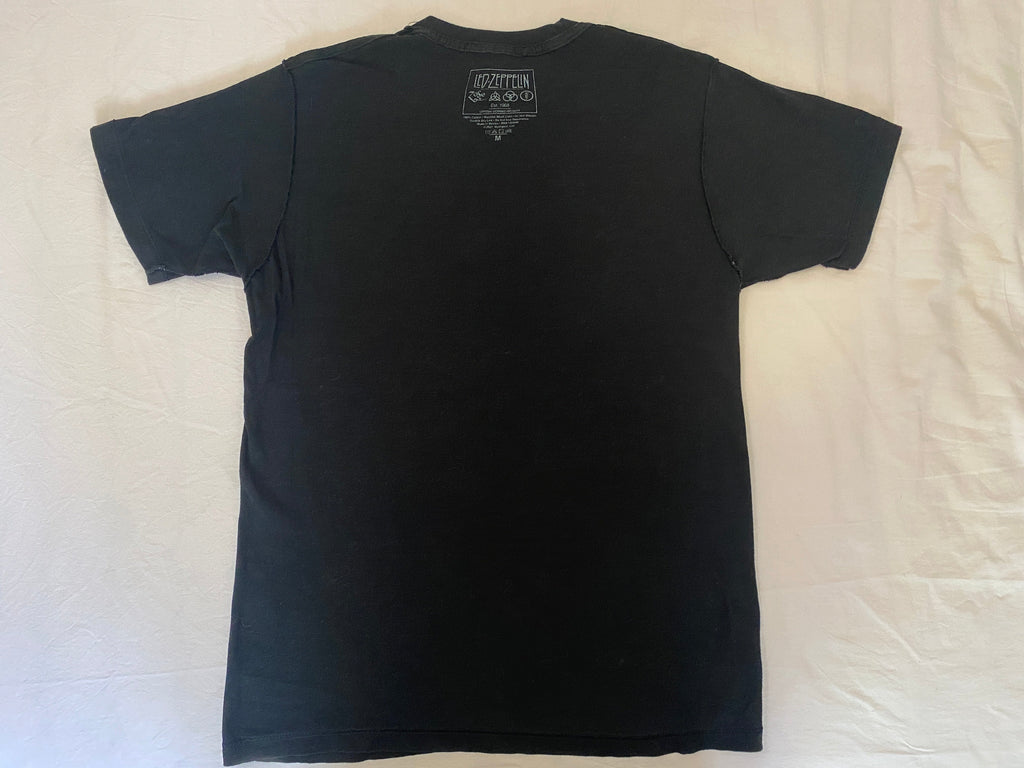 T-shirt Led Zeppelin US Tour 1975 – vue intégrale intérieur – taille M – seconde main