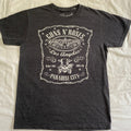 T-shirt Guns N' Roses Paradise City gris chiné T.M seconde main – vue de face intégrale