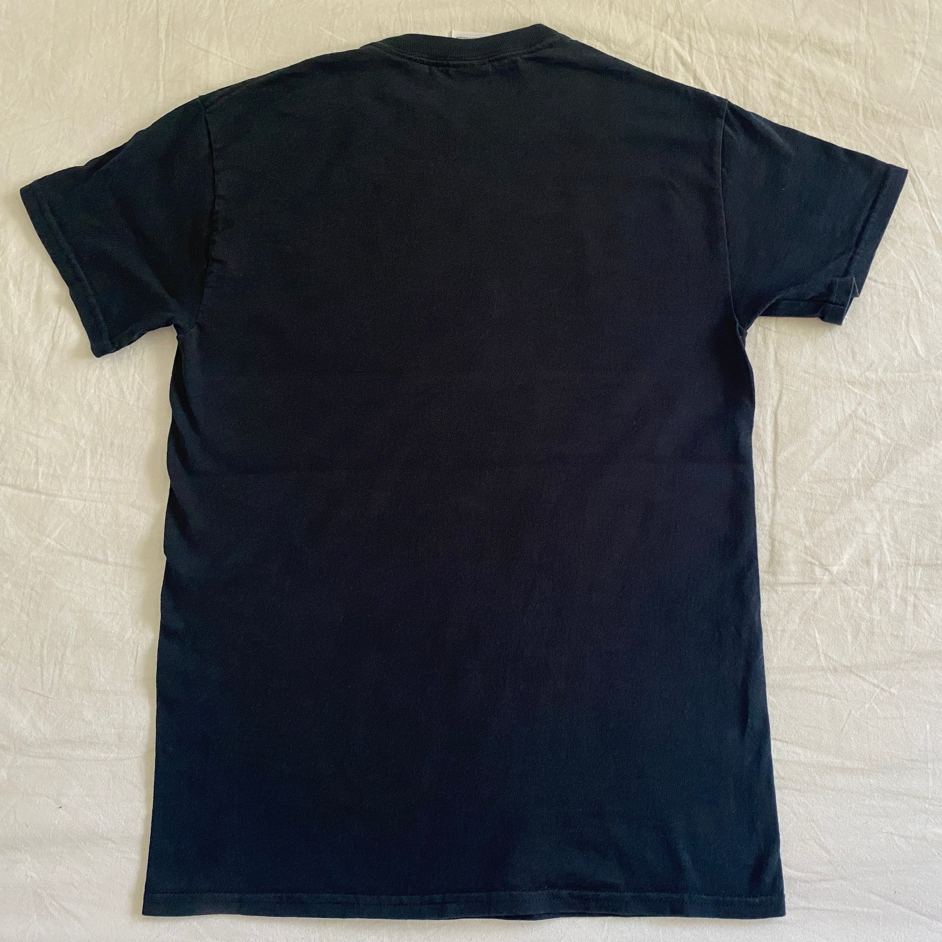 T-shirt fan art KISS Almost Kiss noir T.S seconde main – vue de dos intégrale