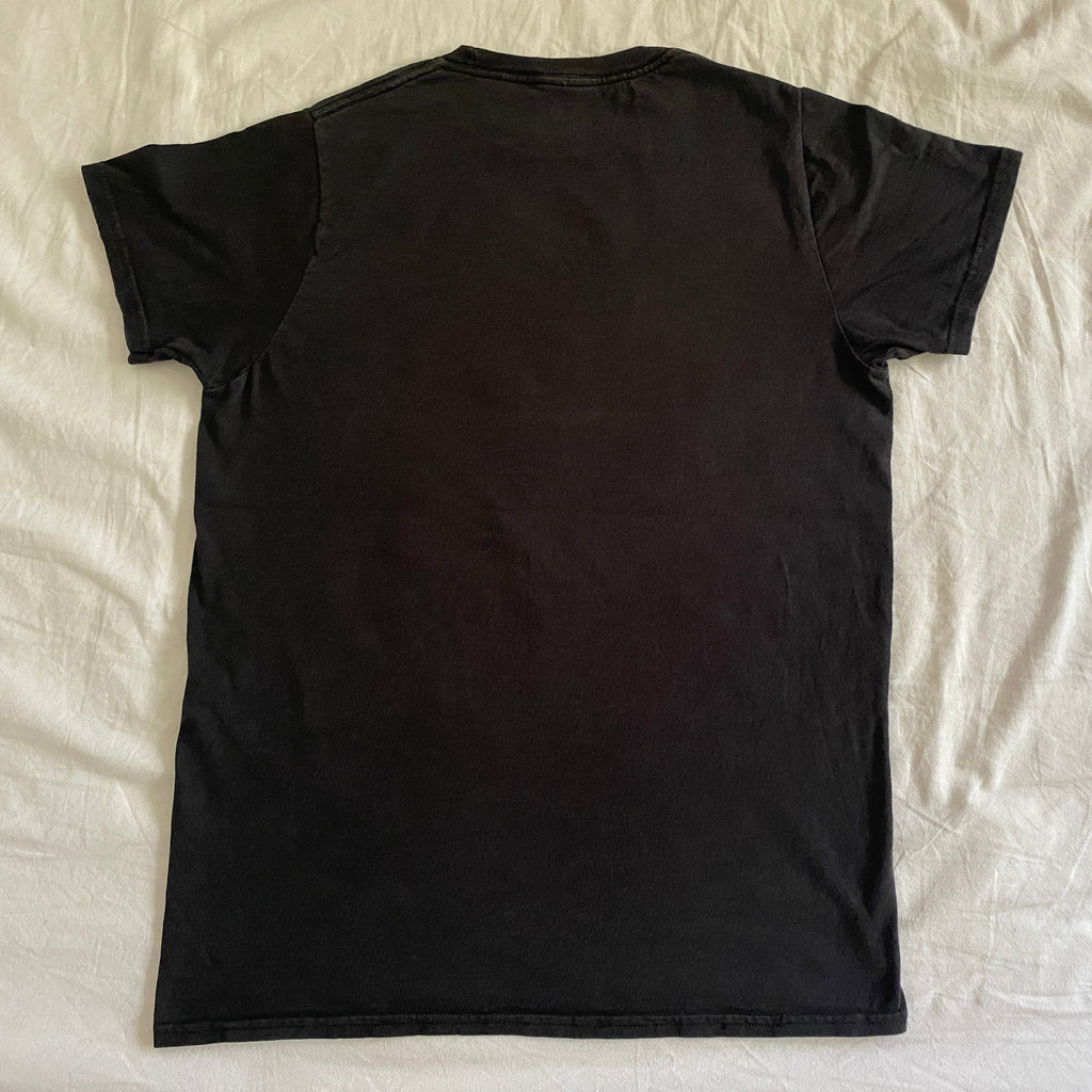 T-shirt officiel The Beatles Abbey Road pop coloré noir T.S seconde main – vue de dos intégrale