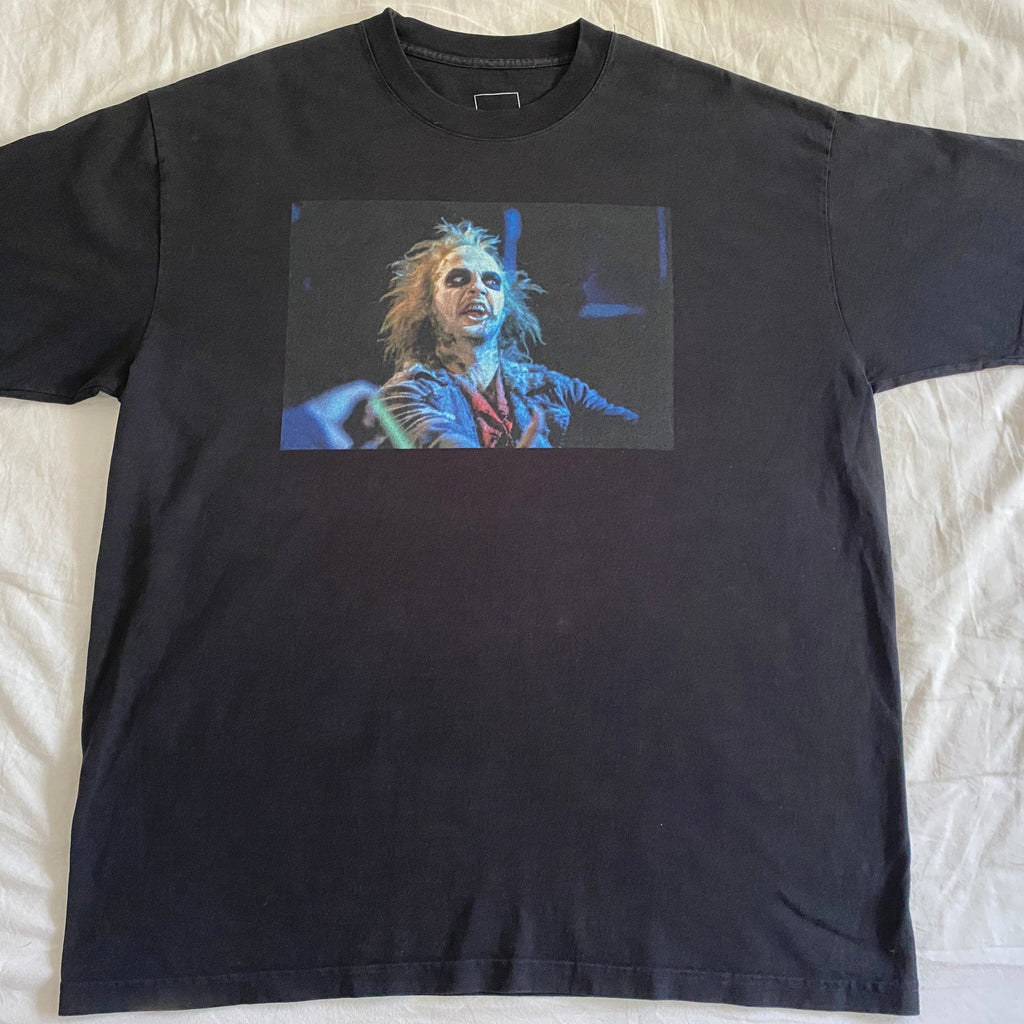 → T-shirt Beetlejuice Dumbgood noir – vue de face intégrale, taille XL