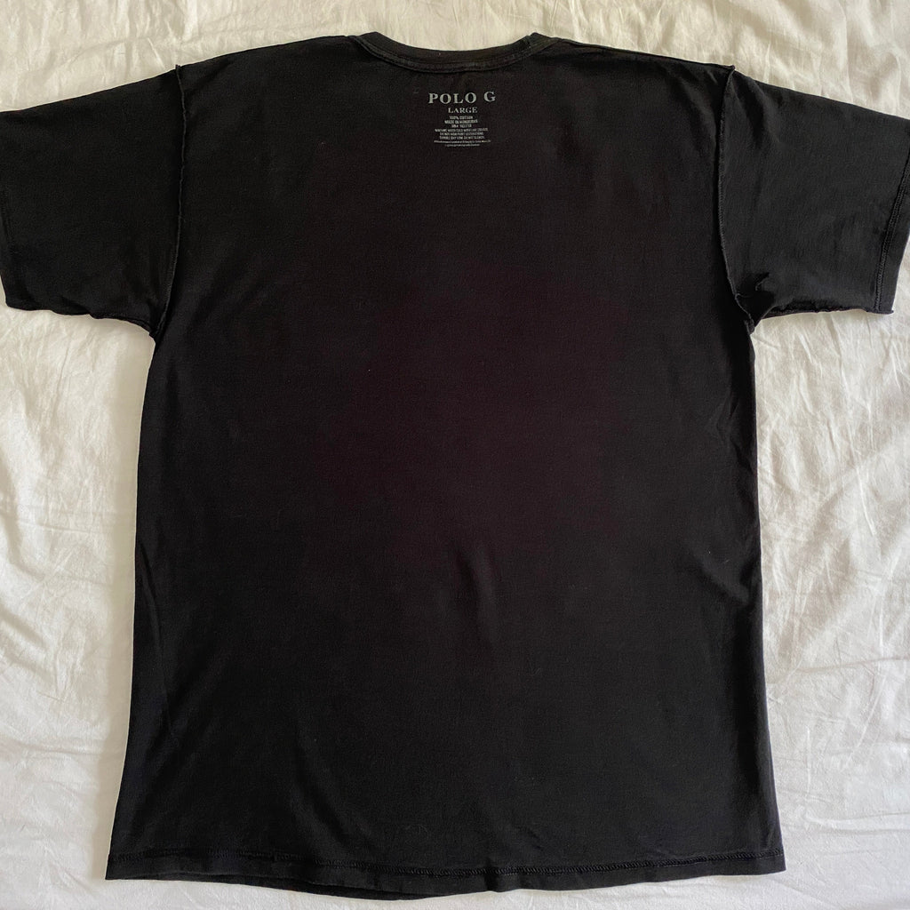 T-shirt Polo G The Goat – vue intérieure intégrale, col et finitions