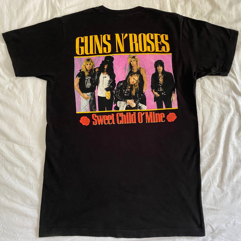 T-shirt Guns N' Roses Sweet Child O' Mine noir – vue de dos intégrale, taille M