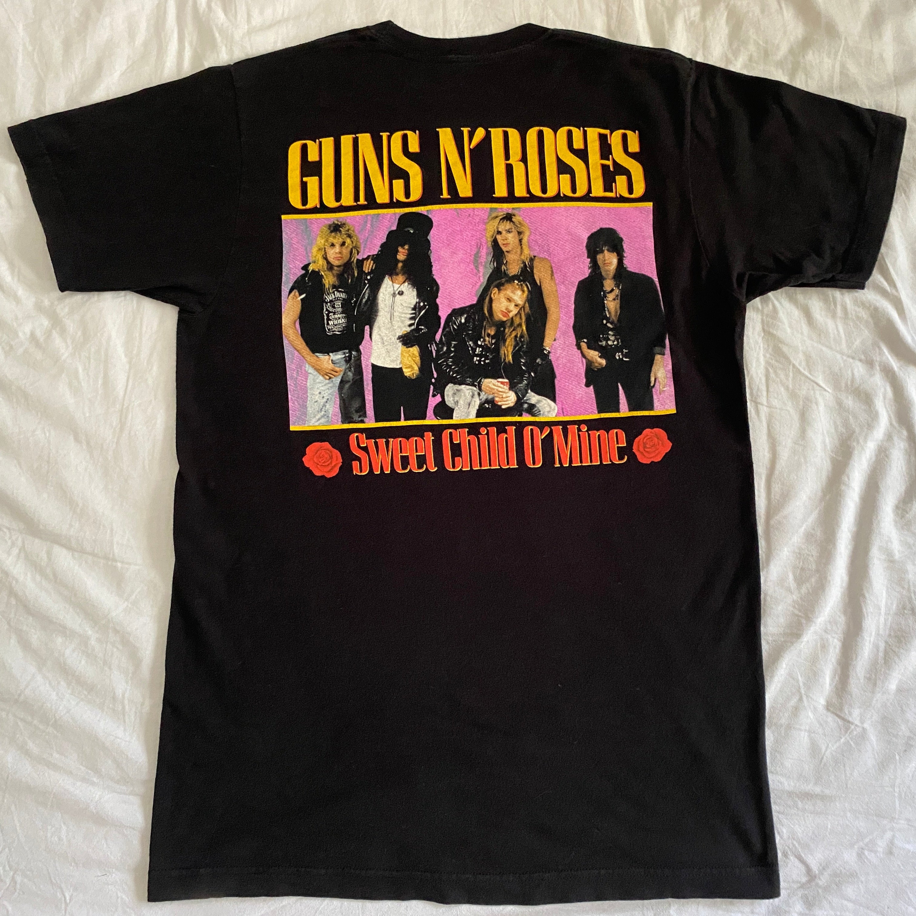 T-shirt Guns N' Roses Sweet Child O' Mine noir – vue de dos intégrale, taille M
