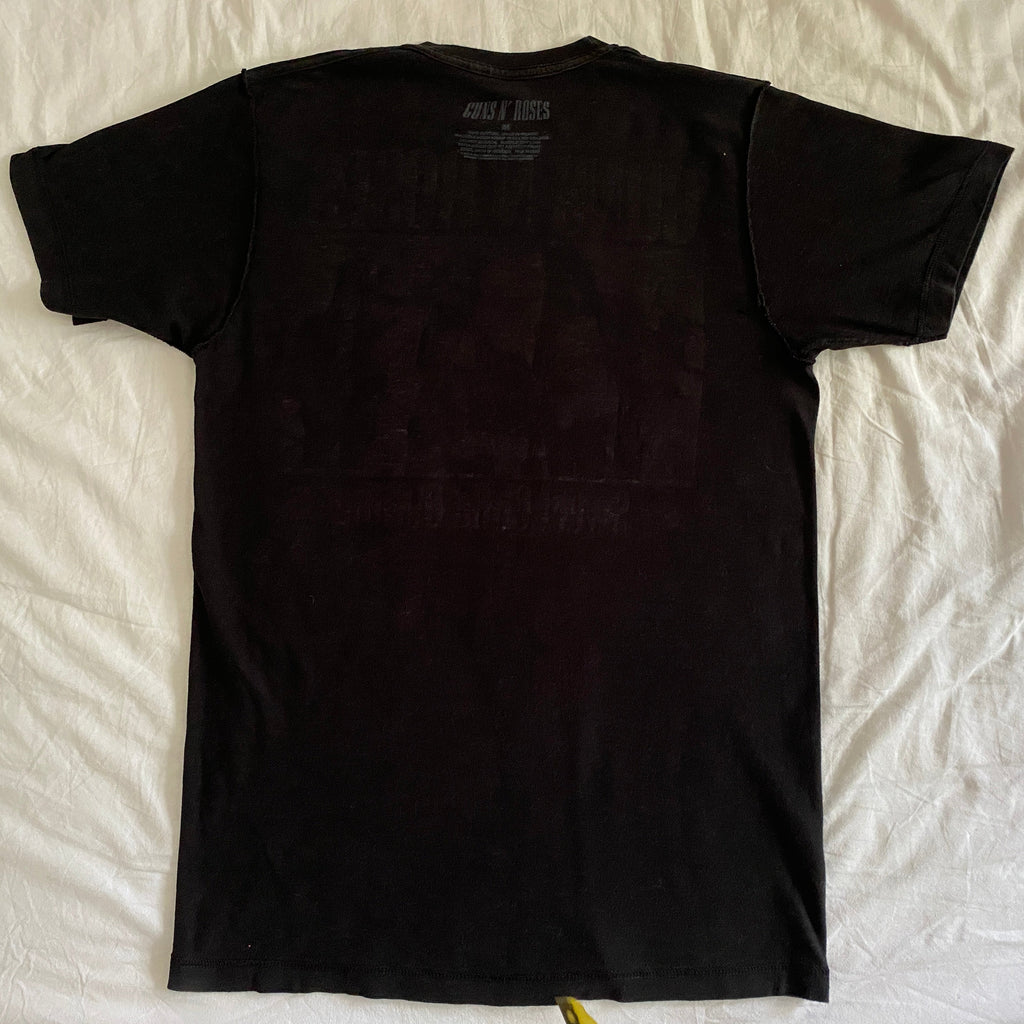 T-shirt Guns N' Roses Sweet Child O' Mine – vue intérieure intégrale, col et finitions