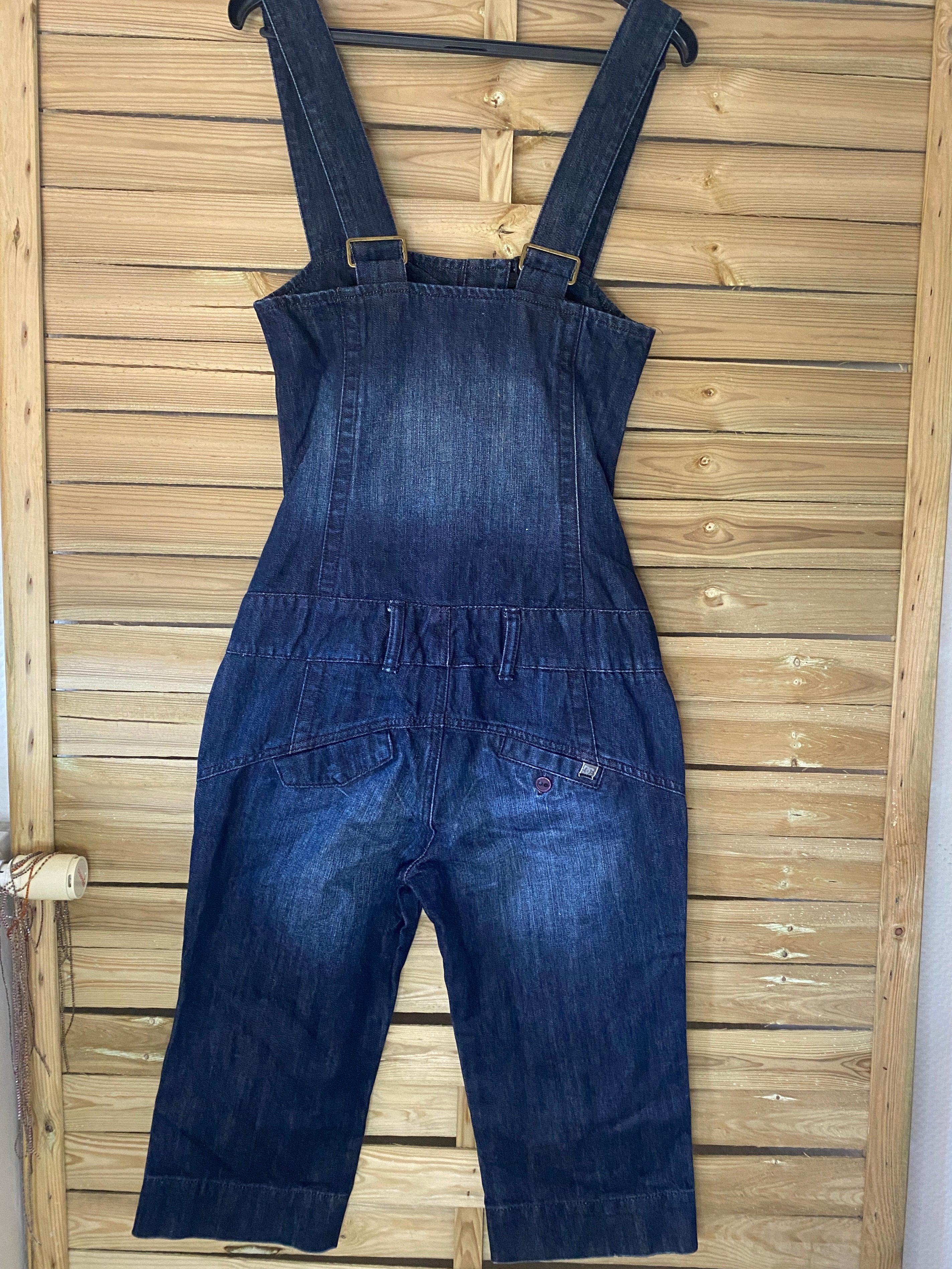 Salopette bustier jean DC Shoes, vue intégrale de dos